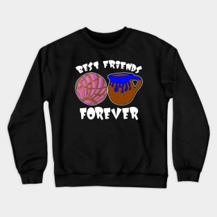 Concha Y Coffee Best Friends Forever Crewneck Sweatshirt